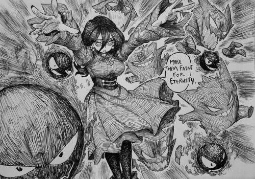 hex maniac gengar gastly and haunter pokemon and 1 more drawn by chronozbergh sample 3fb9a967aedc22