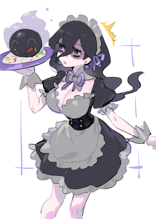  hex maniac and gastly pokemon and 1 more drawn by raine acke2445 10f60c4944d63e4ebb199b71330d3e0c