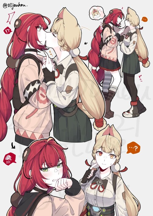  ukinami yuzuha and alice thymefield zenless zone zero drawn by jouhou sample bb46e46fc8bfbc33d8919b
