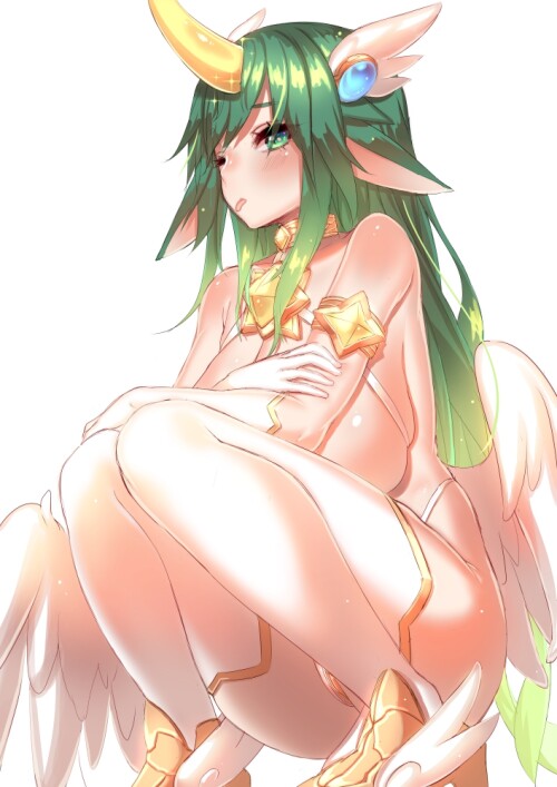  soraka and star guardian soraka league of legends drawn by huatu jiang b8a6ab7171053cf91246755507b6