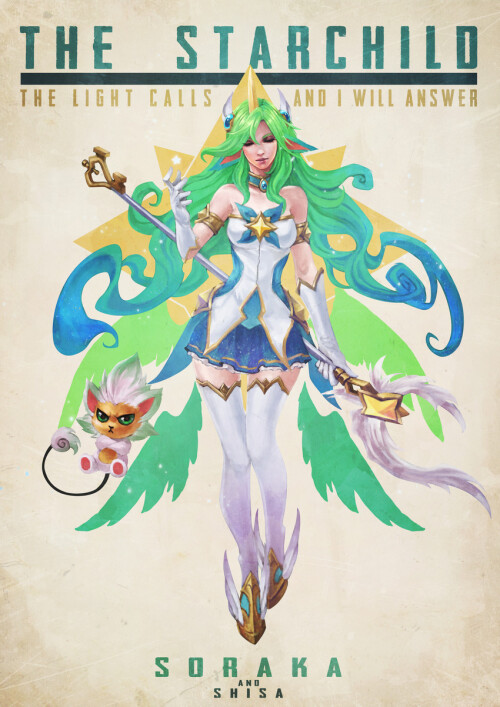  soraka and star guardian soraka league of legends drawn by monori rogue sample d694e1e48a7c2e8f7a1d