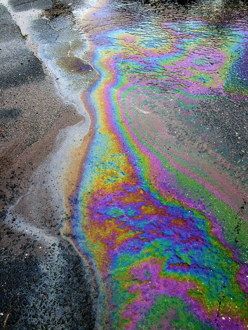 power weapon oil slick effect