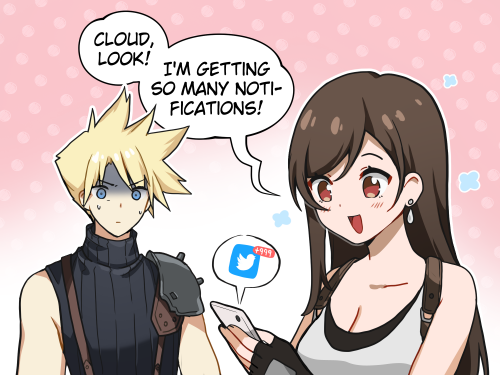 Day 140 of Posting Tifa Lockhart Art 140 uDIUXkW