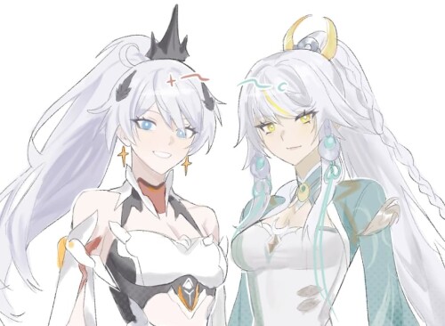  kiana kaslana and zibai genshin impact and 3 more drawn by shinchora sample 61fac5b958b6ad7effc4336