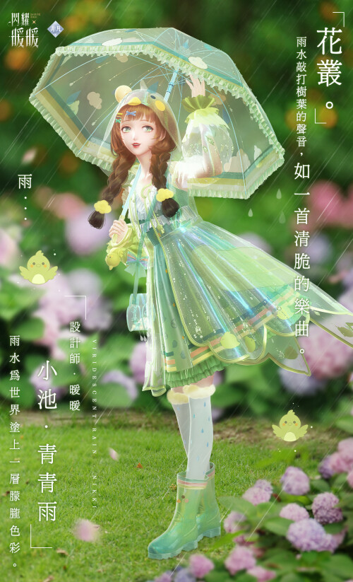 SR set designed by Nikki
Nation: Apple
Attribute: Pure