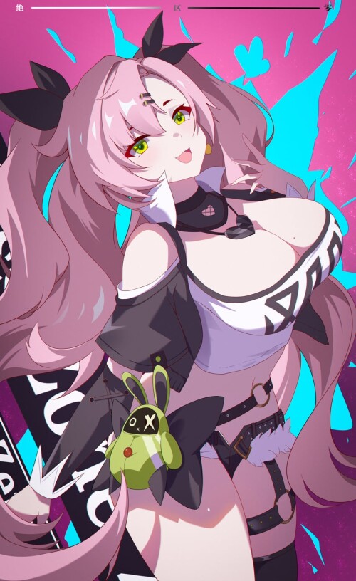  nicole demara and bangboo zenless zone zero drawn by ziluolan jia de mao sample 7dad9ef65b94d95dcf4