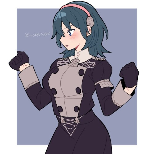  byleth and byleth fire emblem and 1 more drawn by do m kaeru sample 7243fd4a4e2475e018e555c8349c5a4