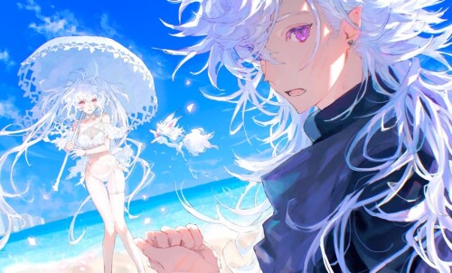  fou merlin merlin lady avalon lady avalon and 1 more fate and 1 more drawn by uda xax 057 sample cf