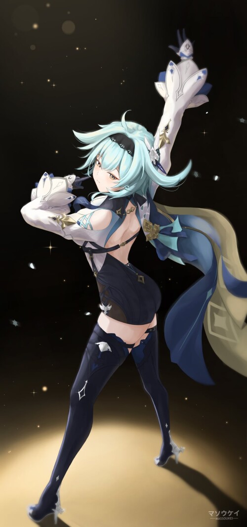 eula genshin impact drawn by massoukei sample 7e61dfc28b2568c81238168d1b3975e6