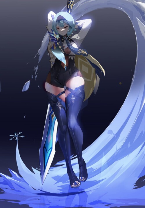  eula genshin impact drawn by smurtz sample 6066ef25d3078cb17a07898c6fb4c242