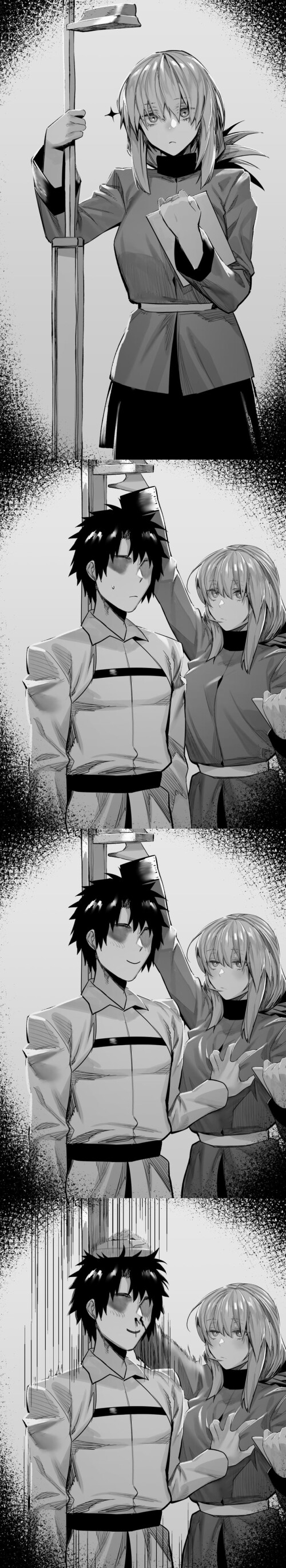  fujimaru ritsuka and florence nightingale fate and 1 more drawn by hxd sample 4b12efb886ad56582b371