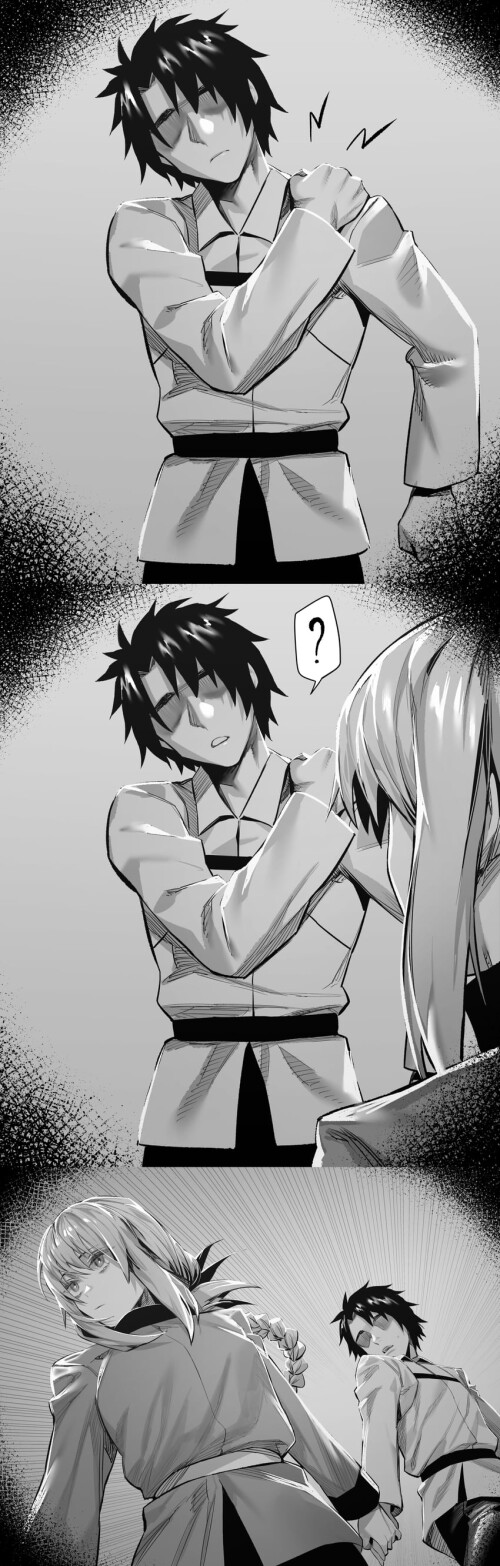  fujimaru ritsuka and florence nightingale fate and 1 more drawn by hxd sample 2d086118f99b9d86b8663