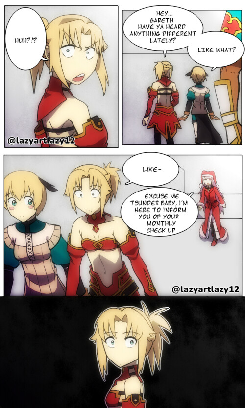  mordred florence nightingale gareth florence nightingale and red hare fate and 1 more drawn by lazy