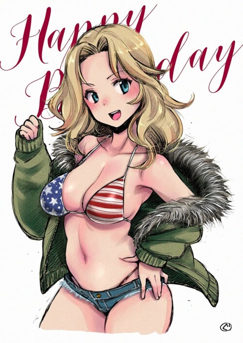  kay girls und panzer drawn by karube guri sample da8d9fb03bc8f34a574f5331385beea6