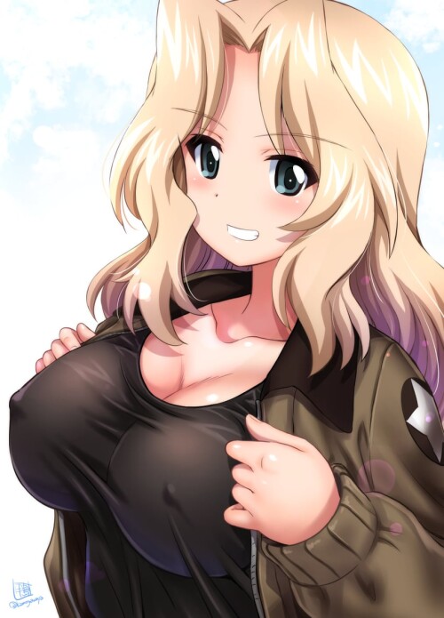  kay girls und panzer drawn by kamogawa tanuki sample ba0f64548f4ffa85132d2115a947fff9