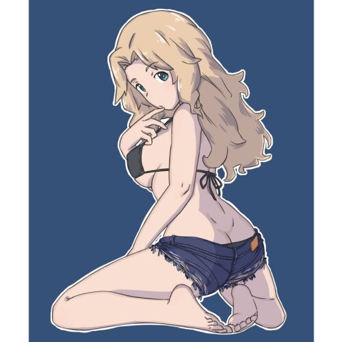  kay girls und panzer drawn by huaronanago sample 71c65062b49b99ec36e5bd5f212dd644