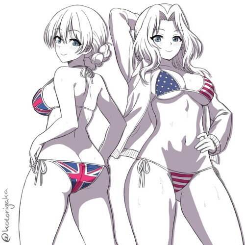  darjeeling and kay girls und panzer drawn by kotorigaka sample 13bbb0bac5e0cee10baddd951e0f8911