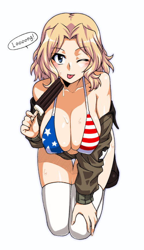 kay girls und panzer drawn by oosaka kanagawa 4f576cdc73626c0cf549a42bdaf0b071