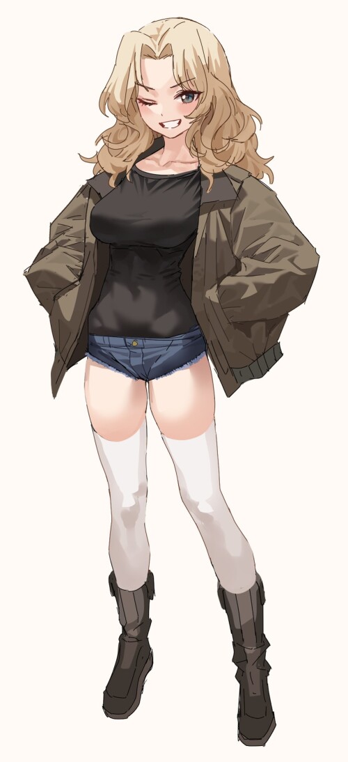  kay girls und panzer drawn by mx2j sample ee0af2c4ad4c3fc62a444682b6c5deb4