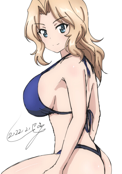  kay girls und panzer drawn by bukkuri 7b42f916cedead9e4b97bb3f3da91eec