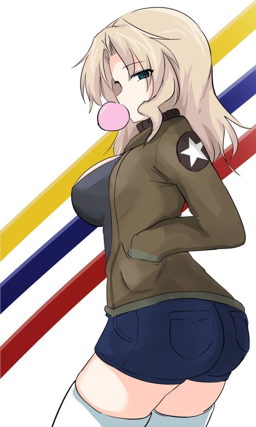  kay girls und panzer drawn by aikir jml5160 sample fd780f616eeacd3194f65987921878f7