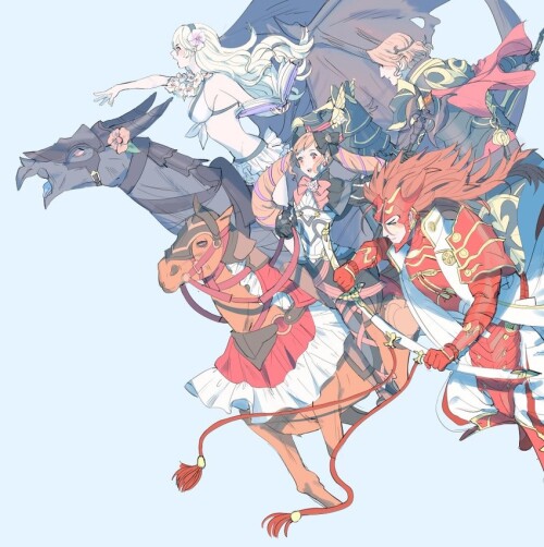  corrin corrin elise xander ryoma and 1 more fire emblem and 2 more drawn by shy ribboneels sample 8