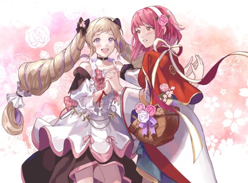  elise sakura sakura and elise fire emblem and 2 more drawn by sobasakuhin sample f091dda94a0c6c4eda