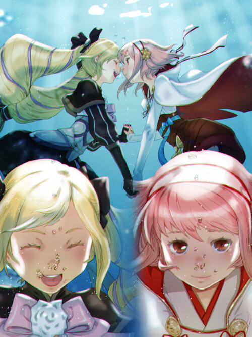  elise and sakura fire emblem and 1 more drawn by soon c u soon cfd3a884a57342ed655d3effaffa4286