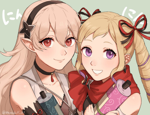  corrin corrin elise corrin and elise fire emblem and 2 more drawn by peach11 01 sample d6ab51e458c4