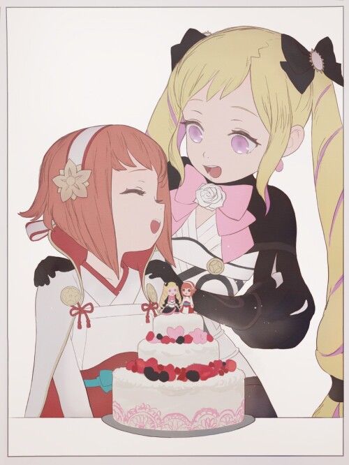  elise and sakura fire emblem and 1 more drawn by pumpkinspicelatte sample 504571480f2722c76299fc761