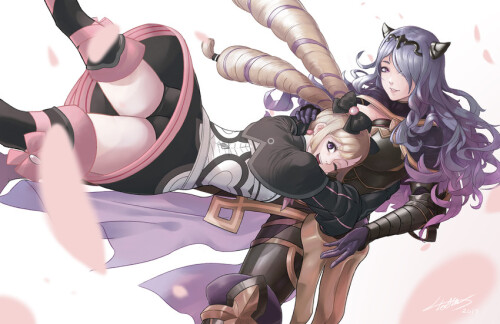  camilla and elise fire emblem and 1 more drawn by hojin tron sample 5bfadd9ebf4f669df27891782b71650