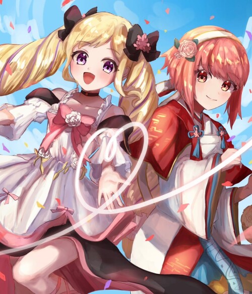  elise sakura sakura and elise fire emblem and 2 more drawn by leon0630claude sample f6ba1a0a380e891
