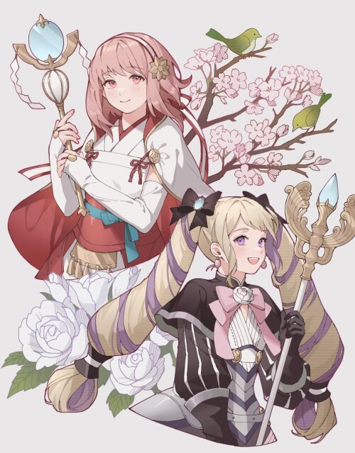  elise and sakura fire emblem and 1 more drawn by ai tkkm sample 59fd2b71d8efec41d39cbc002d5c4ec6