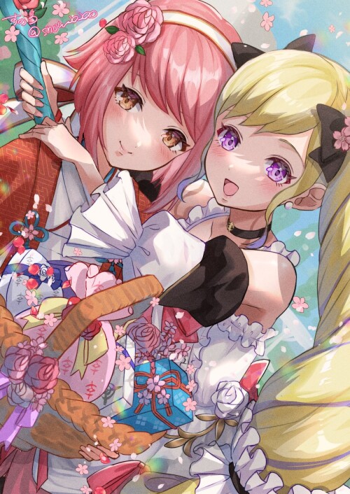  elise sakura sakura and elise fire emblem and 2 more drawn by snow20200 0137cc8f68fd4d5242a3bfba410