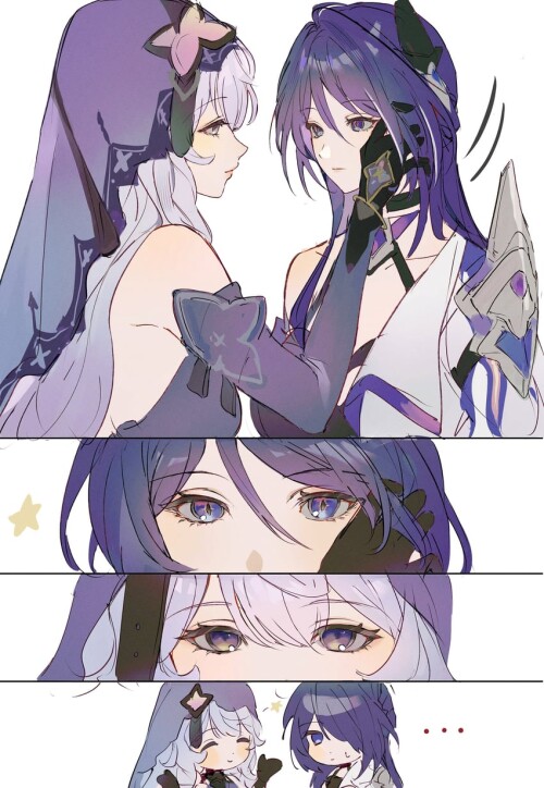  black swan and acheron honkai and 1 more drawn by chibiya1010 sample cebf9c2b1b6c115400e1ee77aa28f5
