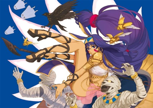 nitocris and medjed fate and 1 more drawn by isshoku shiki sample 817210a62304aedb205ff3c6ac75e64f