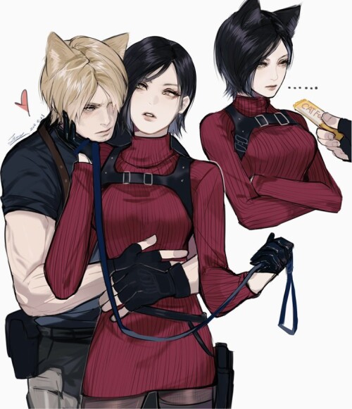 leon s kennedy and ada wong resident evil and 2 more drawn by meow cindy738 71458775604135ee67c9057
