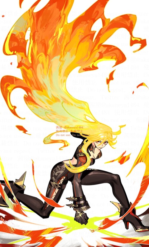  mavuika genshin impact drawn by ojo aa sample fd42775fb7e12f19378bf83e4756f868