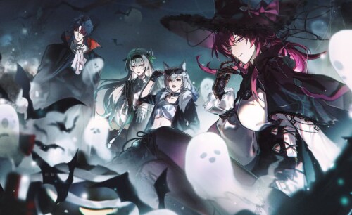  firefly kafka silver wolf and blade honkai and 1 more drawn by chen li sample 0af0883ac18384cc6ab92