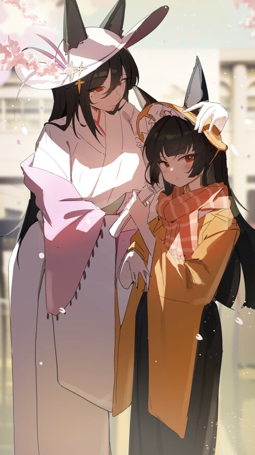  hoshimi miyabi and miyabi s mother zenless zone zero drawn by yuyiosang sample 2cec0637535838984077