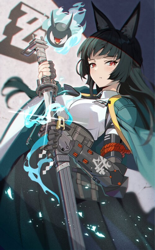  hoshimi miyabi and tailless zenless zone zero drawn by mishiro ixtlolton sample a717829647608ecb32a