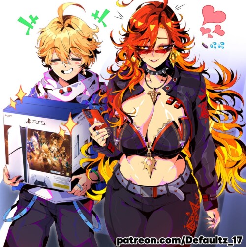  aether and mavuika genshin impact drawn by defaultz sample cc7591932a93f100793268d316d22afa