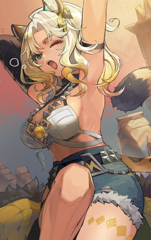  xilonen genshin impact drawn by shimanaka shimanaka sushi 68dd3302f52b06ad501711a7d73622b6