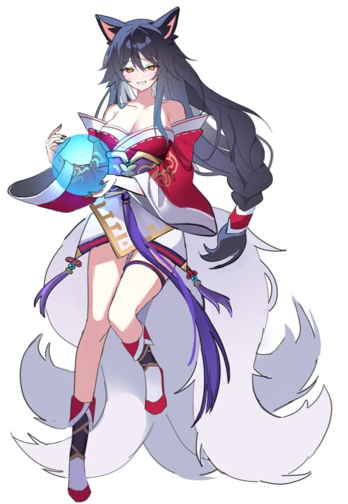  ahri league of legends drawn by pelicana sample 300952e8f3e4a435a8c88c1d09e978ff