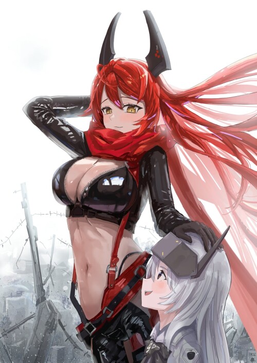  red hood snow white and snow white goddess of victory nikke drawn by haruishi hruishid sample eb5ee
