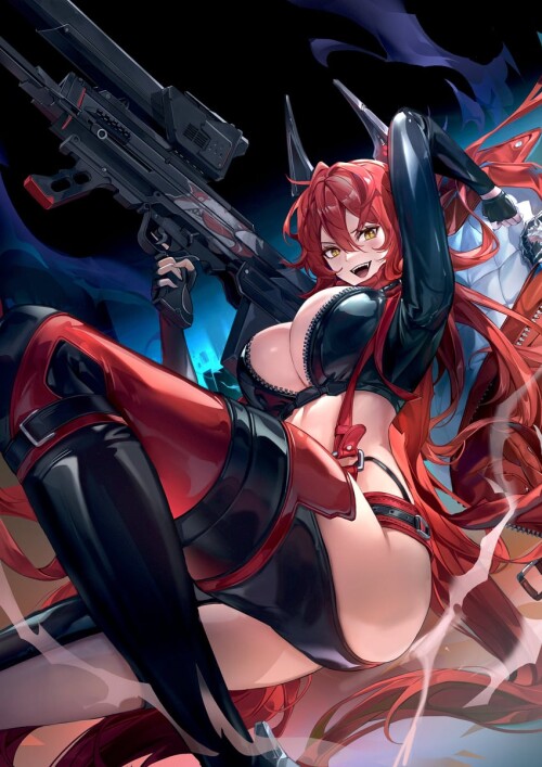  red hood goddess of victory nikke drawn by eru eru illust sample 335bbd2a519d201f0a8b26b363e56011