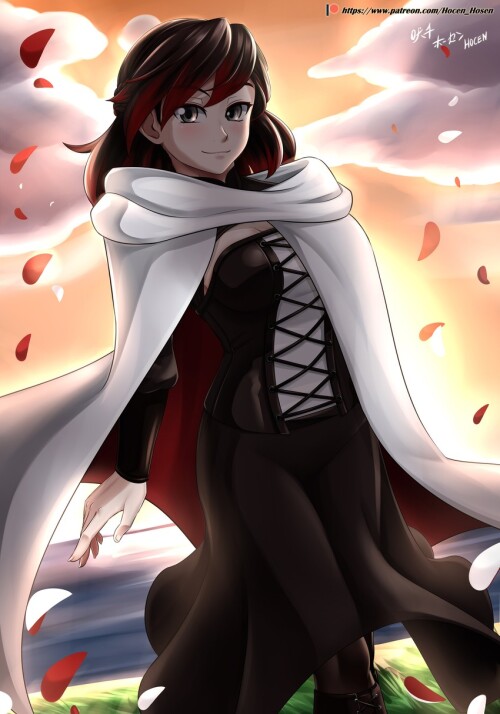  summer rose rwby drawn by vilde loh hocen sample e3665963dad1079a9595e4def24a3be9
