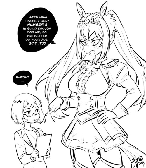  trainer daiwa scarlet and female trainer umamusume drawn by sytokun sample 591be1fc0fe730fe6f4cc559