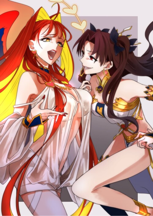  ishtar and aphrodite fate and 1 more drawn by karasaki sample 2343084a46848d19c4f33aac0a98f711