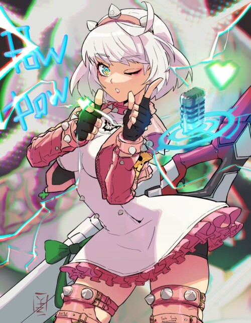  elphelt valentine guilty gear and 1 more drawn by yakutzan sample 9b5d0d6f678395fcdad77bee481813fb